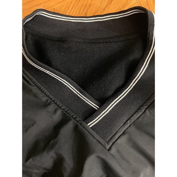 Mizuno Men's Athletic Pullover  Large V Neck Green  With Toggle Waist Lined - Picture 16 of 16